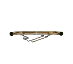 Wydech Boczny (z 2 opaskami montażowymi, stal nierdzewna, polerowana) do Porsche 964 C2/C4 (88-94)