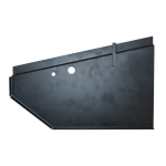 Bok Skrzynki Akumulatora Ze Wspornikiem Zderzaka Prawy do Porsche 356 (59-61)