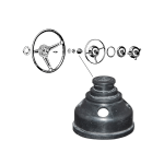 Gumowa Nakładka Przycisku Klaksonu Kierownicy do Porsche Porsche 356 B/C (59-65), 911 (63-67), 912 (65-69), 914/6 (69-76)