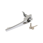 Klamka Lewa Z Wkładką I Kluczem Chromowana 911, 912 (68-69, 68-69)