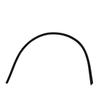 Lewa Górna Listwa Uszczelniająca Okno Drzwi do Porsche 911 (63-89), 912, 964