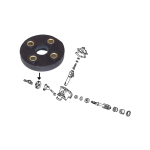 Gumowa Tuleja Układu Kierowniczego do Porsche 356 A/B (55-63)