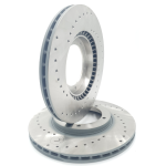 Tarcze Hamulcowe Przednie Perforowane Lewa + Prawa do Porsche 911 (69-83), 914/6, 944  | SEBRO