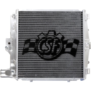 Grzejnik, 340x366x42 mm, lewy. Wykonany z aluminium i plastiku