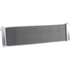 Grzejnik, 609x170x44 mm, srodek. Wykonany z aluminium i plastiku