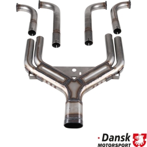 Zestaw rur wyscigowych zastepujacych wymienniki ciepla (bez funkcji grzania), konstrukcja OE