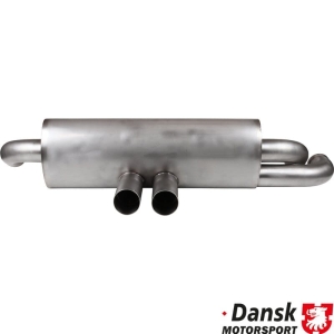 Wydech tylny, Sport, z dwoma centralnymi rurami wydechowymi GT3 ¯70 mm. Wykonany ze stali nierdzewnej, rury wydechowe z polerowanej stali nierdzewnej