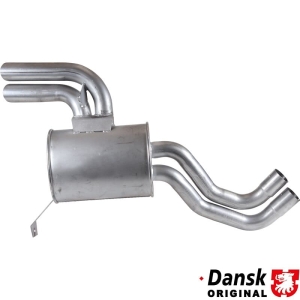 Wydech tylny, z jedna owalna rura wydechowa. Rura wydechowa wykonana ze stali aluminiowanej