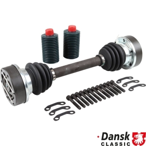 Wal napedowy kompletny z oslonami i srubami, tyl, 411 mm