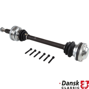 Wal napedowy kompletny z oslonami i srubami, tyl