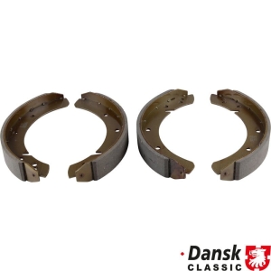 Komplet szczek hamulcowych z okladzinami przod/tyl 40 mm