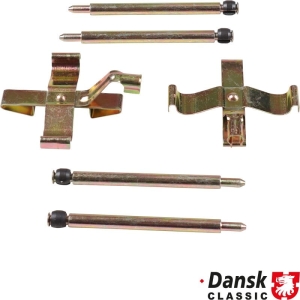 Zestaw osprzetu klockow hamulcowych, tyl