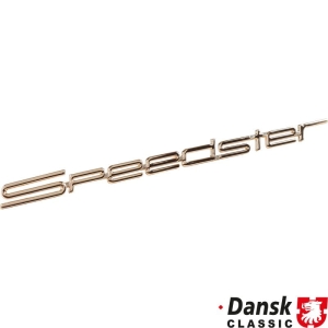 Emblemat Speedster na przedni blotnik, zloty