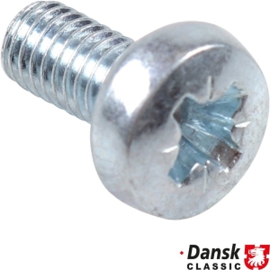 sruba z lbem owalnym, gladka/chromowana, 5x16