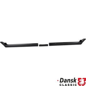 Zestaw nakolannikow pod deske rozdzielcza, w tym uchwyt popielniczki, czarny, zestaw 3 sztuk