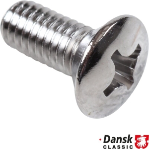 sruba stozkowa do siedziska przod M6x1x16 mm chrom