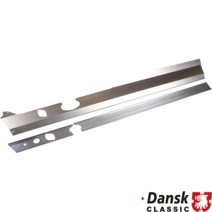 Zestaw paneli do usuwania deski rozdzielczej. Wykonany z polerowanego aluminium