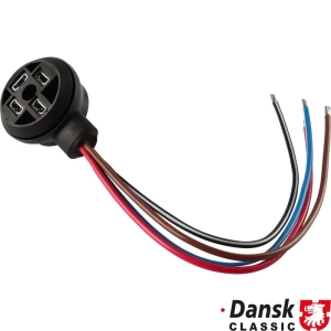 Wiazka przewodow z gniazdem do przekaznika kierunkowskazow, 4 bieguny