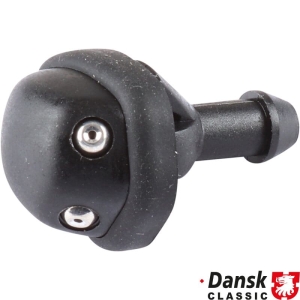 Dysza spryskiwacza, 2 dysze, czarny plastik