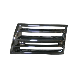 Kratka przednia, metalowa, lewa, chrom do Porsche 911 (68-73)