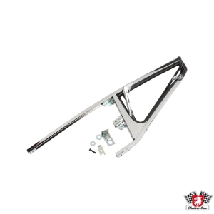 Ościeżnica drzwiowa z oknem uchylnym, chromowana, prawa do Porsche 911 Targa (69-76)