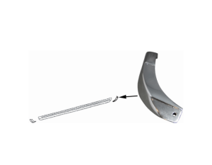 Lewa Przednia / Prawa Tylna Końcówka Dekoracyjna Panelu Wahacza do Porsche 911 (68-73)