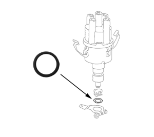 Gumowa Uszczelka Rozdzielacza Zapłonu do Porsche 914 (69-76)