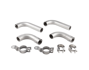 Zestaw Rur Wydechowych (z zaciskami, stal nierdzewna) do Porsche 356 (59-65)