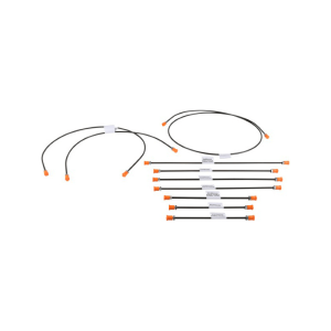 Zestaw Przewodów Hamulcowych Porsche do 911 (68-76)