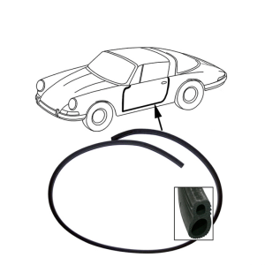 Uszczelka Drzwi Lewa / Prawa do Porsche 911 G Targa (77-89), 964 Targa