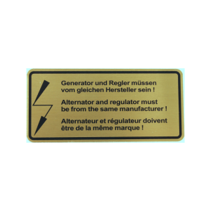 Naklejka Zasilanie do Porsche 911 (63-75), 912, 914