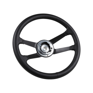 Kierownica Styl RS Czarna Skóra Ø380 mm 15 " (bez przycisku klaksonu) do Porsche 911, 912, 914/6 (63-73, 65-70, 69-73)