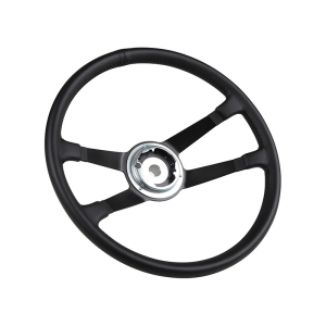 Kierownica Skórzana Czarna Ø400 mm (bez przycisku klaksonu) do Porsche 911, 912 (63-72, 65-70)