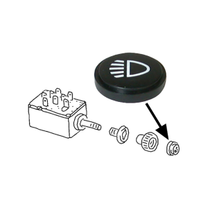 Nakładka Na Gałkę Włącznika Reflektorów do Porsche 914 (69-76)