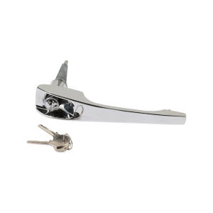 Klamka Prawa Z Wkładką I Kluczem Chromowana do Porsche 911, 912 (68-69, 68-69)