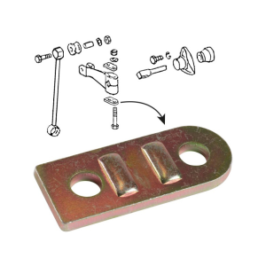 Płytka Prowadząca Stabilizatora Przód do Porsche 911 (63-73), 912, 914