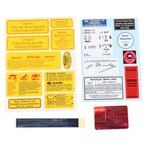 Zestaw Naklejek do Mercedes Pagoda W113 (63-71)