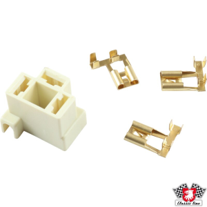 Wtyczka reflektora z 3 końcówkami kablowymi do Porsche 911 (63-89)