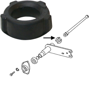 Tuleja do talerza sprężyny do Porsche 356C, prawa zewnętrzna (63-65)