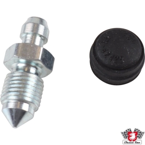 Zawór odpowietrzający zacisku, z nakrętką, lewy/prawy do Porsche 356 C (63-65), 911 (63-68), 912