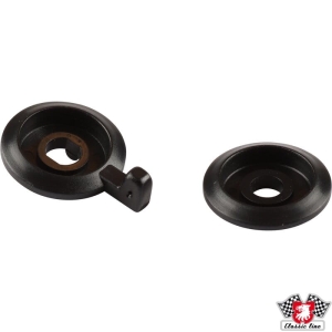 Komplet pokręteł do regulacji dźwięku Blaupunkt, balansu i tonów niskich/wysokich, czarny do Porsche 356 /A/B/C, 911, 912, 914, 924, 944, 964 (50-65, 63-89, 65-70, 69-76, 75-89, 81-91, 88-94)