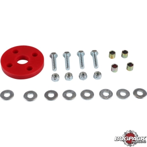 Zestaw sprzęgłowy do kierownicy, uretanowy, czerwony, Bugpack do Porsche 356 A/B (55-63)