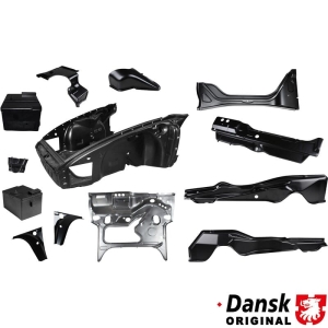 Zestaw przedniej części korpusu wraz z konstrukcją wewnętrzną i dnem do Porsche 911(72-73)