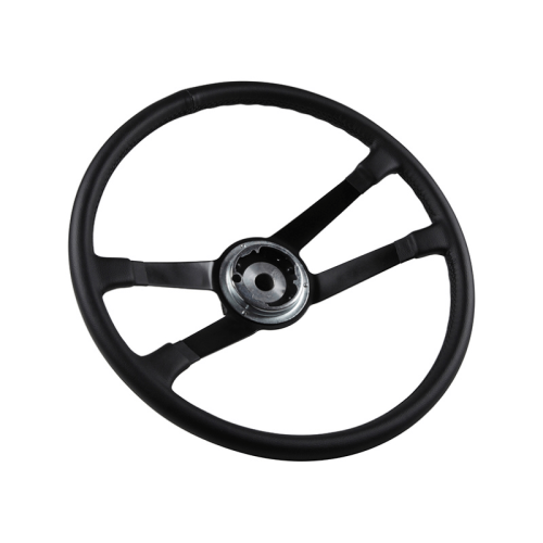 Kierownica czarna skórzana