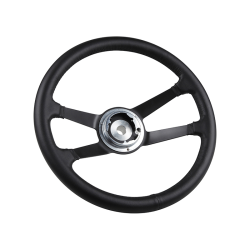 Kierownica czarna skóra