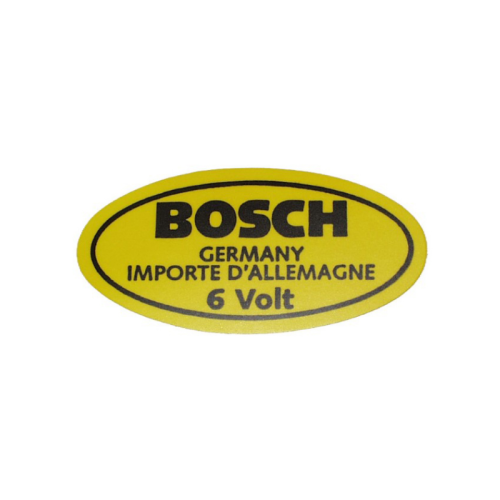 Naklejka 6 V na cewkę Bosch