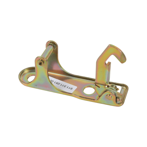 Zamek maski górny chromowany na żółto