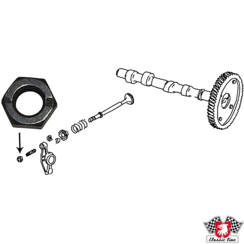 Nakrętka regulacyjna zaworu