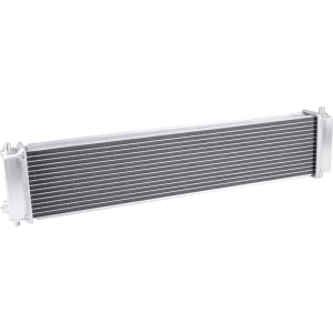 Grzejnik, 570x128x34 mm, srodek. Wykonany z aluminium