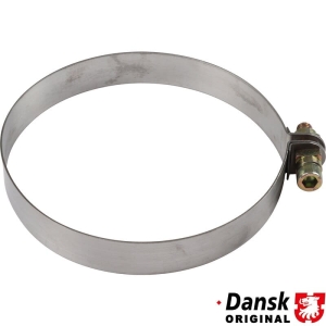 Metalowa opaska wydechowa, 510 mm, stal nierdzewna. Wymagane 2 sztuki